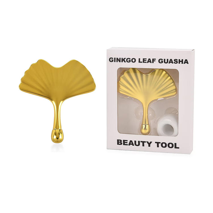 Ginkgo Leaf Gua Sha Face and Neck Massage Tool 8021986 1