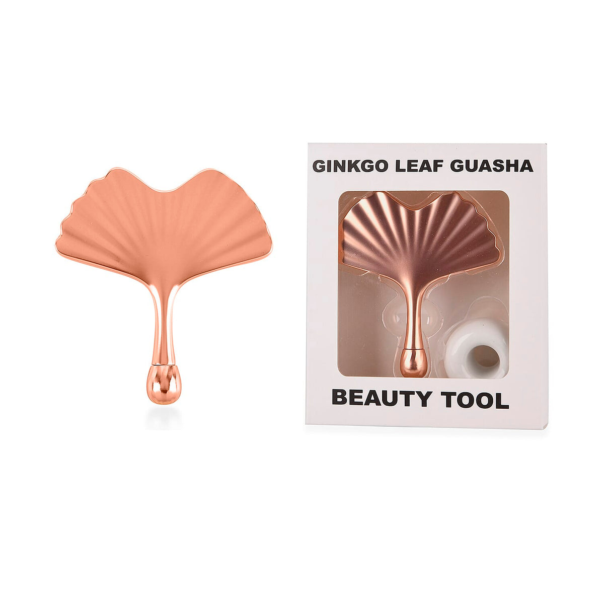 Ginkgo Leaf Gua Sha Face and Neck Massage Tool 8021987 0