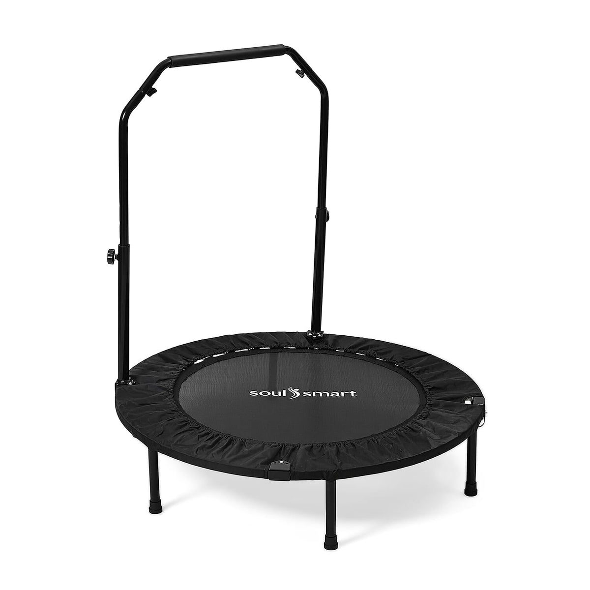Soulsmart Foldable Trampoline - Black (Max weight 100Kg, 100cm dia x 26.5 Height) 8022130 0