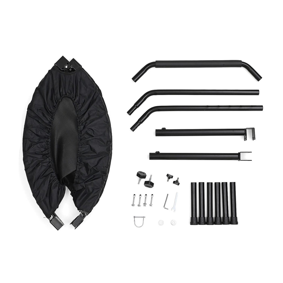 Soulsmart Foldable Trampoline - Black (Max weight 100Kg, 100cm dia x 26.5 Height) 8022130 6
