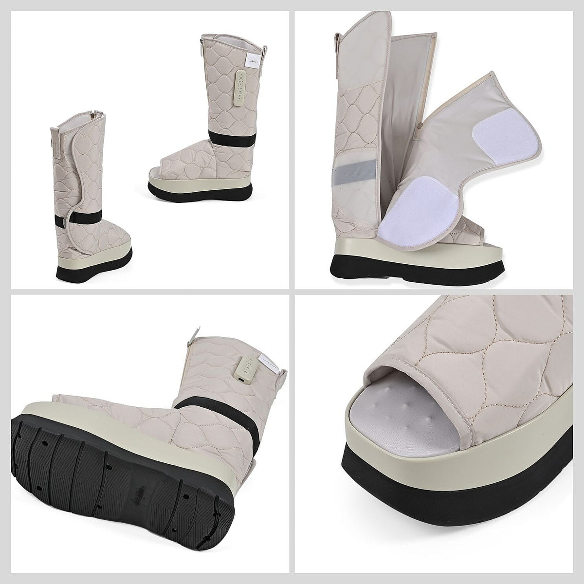 Soulsmart Portable Wireless Leg Massager Boots with Heat &amp; Adjustable Air Pressure 8022198 7