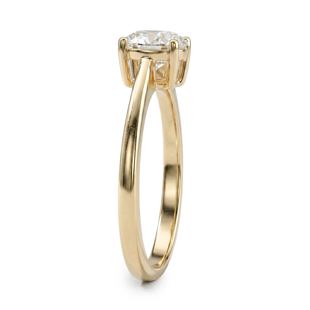 Luxuriant Diamond - 9K Yellow Gold SGL Certified (SI/G-H) Lab Grown Diamond Soliatire Ring 1.00 Ct._8022346_3