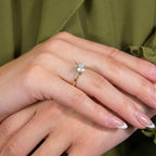 Luxuriant Diamond - 9K Yellow Gold SGL Certified (SI/G-H) Lab Grown Diamond Soliatire Ring 1.00 Ct._8022346_5