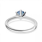 Luxuriant 950 Platinum (VS/SI) Blue Lab Grown Diamond Ring 1.54 Ct._8022458_3