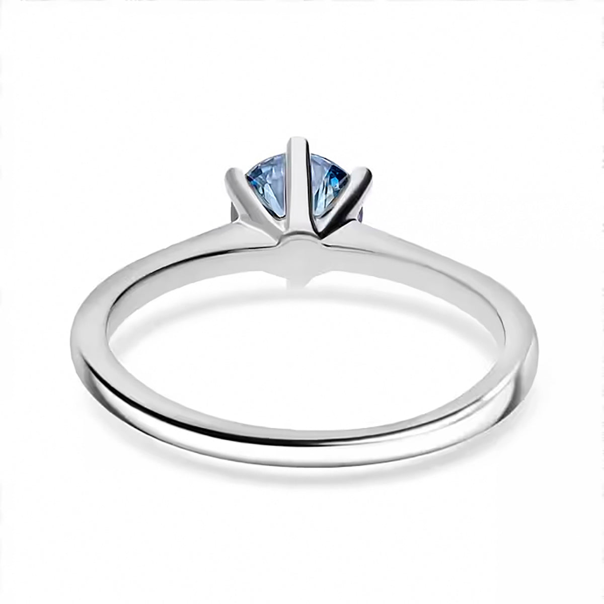 LUXURIANT 1.5 Ct. Blue Lab Grown Diamond Ring in 950 Platinum 8022458 4