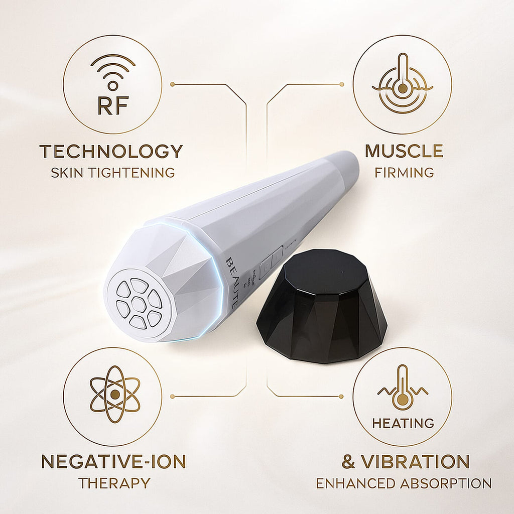 THE BIG SALE OFFER - BEAUTECH Dual-Head RF EMS Therapy Beauty Device - White