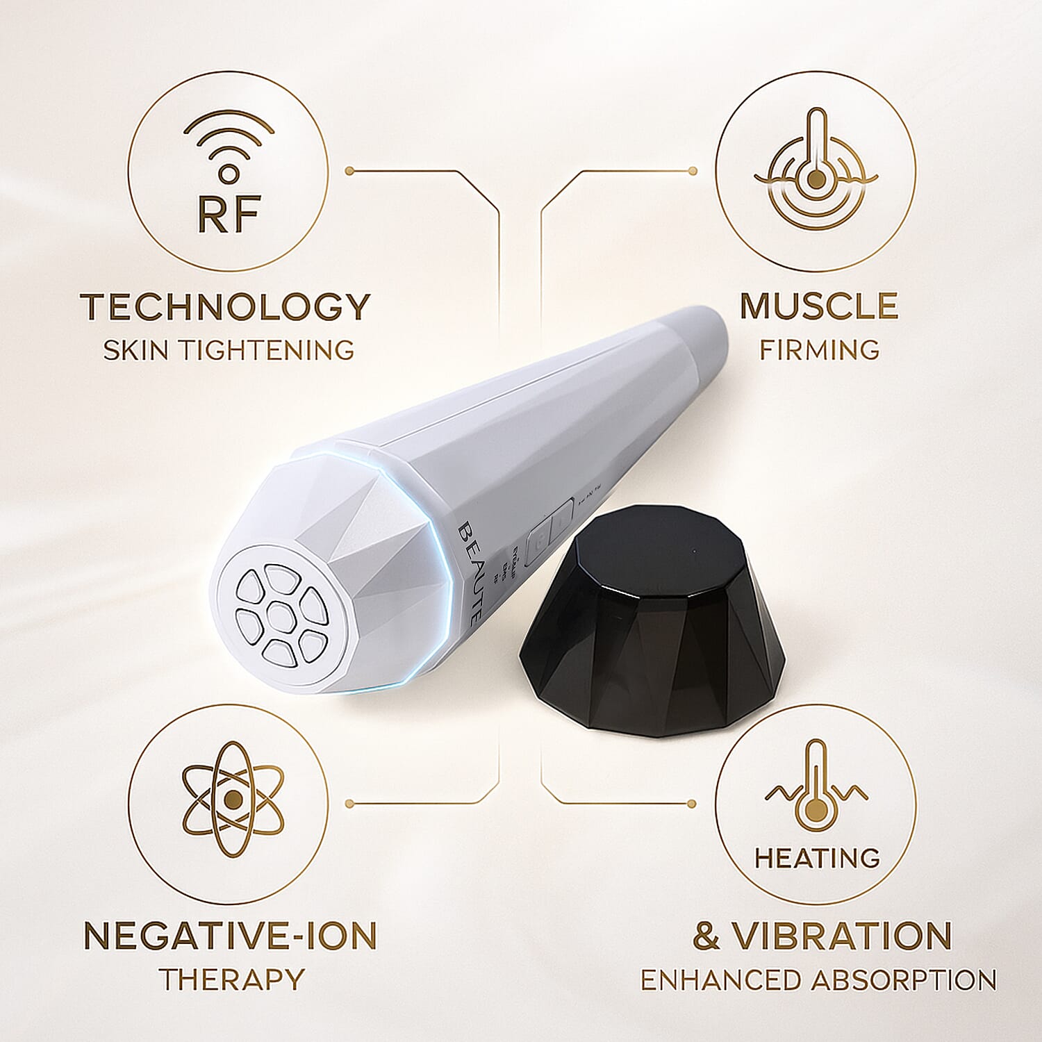 THE BIG SALE OFFER - BEAUTECH Dual-Head RF EMS Therapy Beauty Device - White 8022491 4