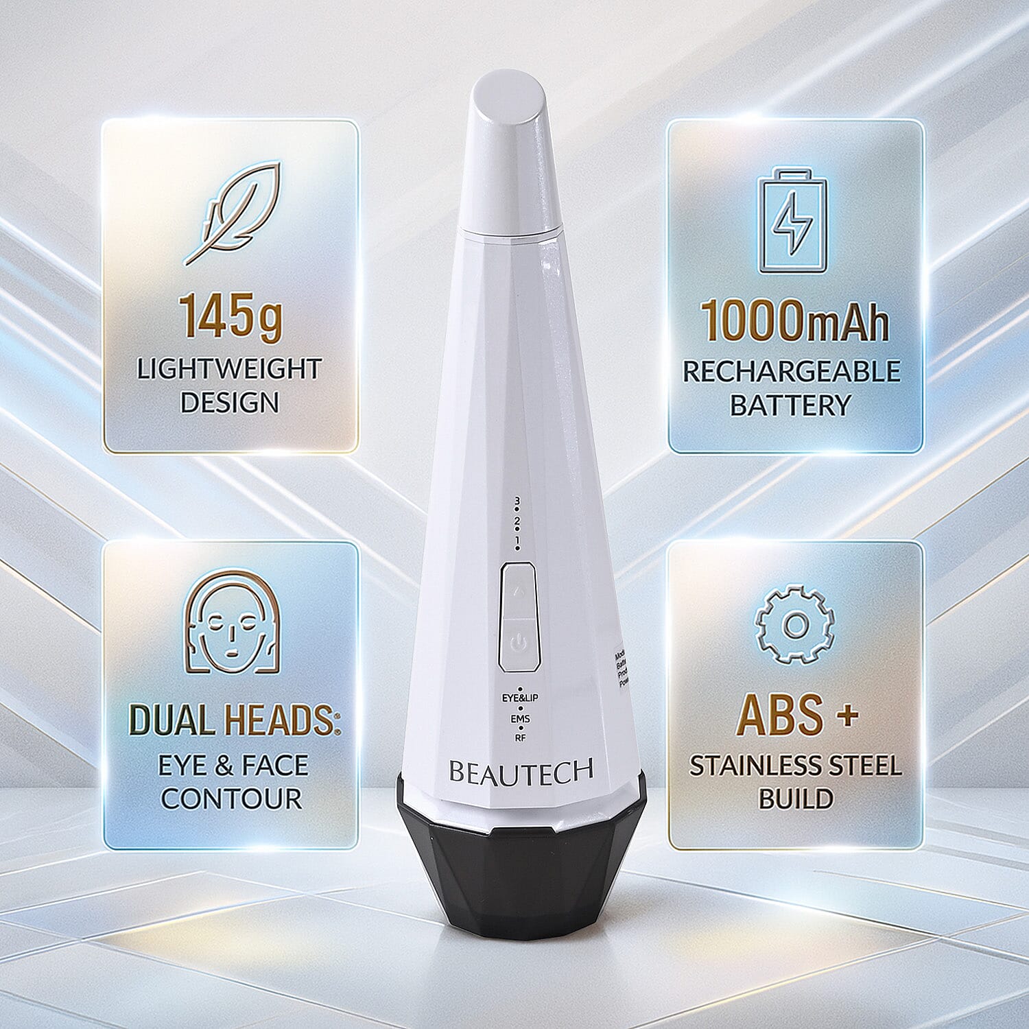 THE BIG SALE OFFER - BEAUTECH Dual-Head RF EMS Therapy Beauty Device - White 8022491 5