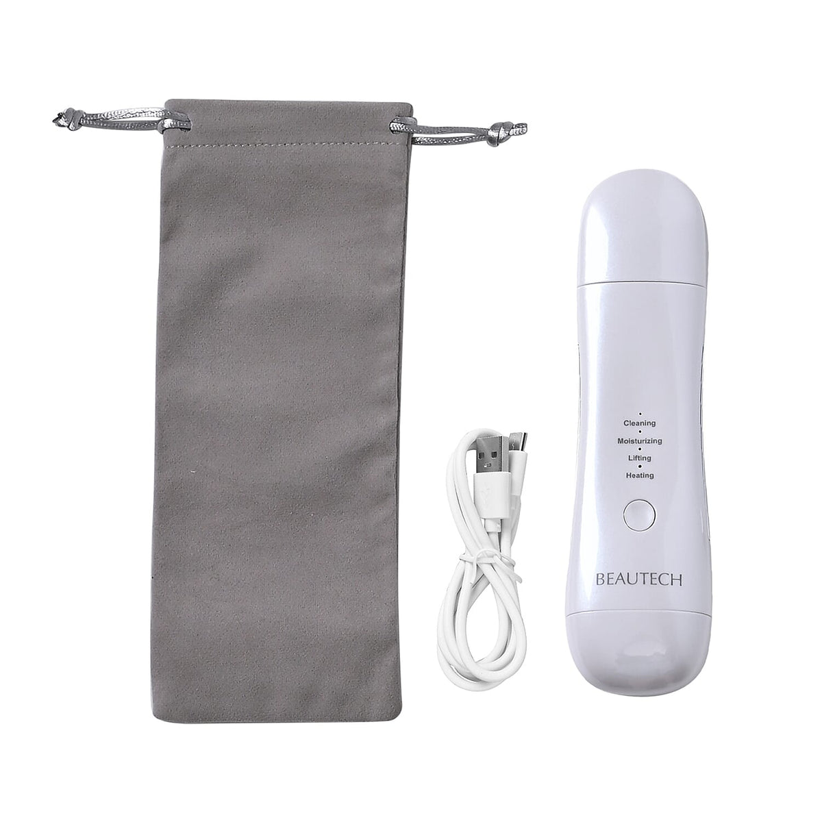 BEAUTECH Dual-Head Rechargeable Ultrasonic Skin Spatula - Portable Ionic Deep Cleansing &amp; Beauty Device 8022505 6