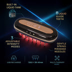BEAUTECH- Multifunctional Scalp Hair Loss Treatment Comb - Laser, LED, Microcurrent & Vibration Therapy - Dark Brown