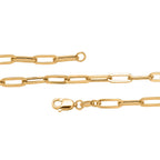 Hatton Garden Closeout - 9K Yellow Gold Paperclip Necklace (Size - 18), Gold Wt. 3.10 Gms.