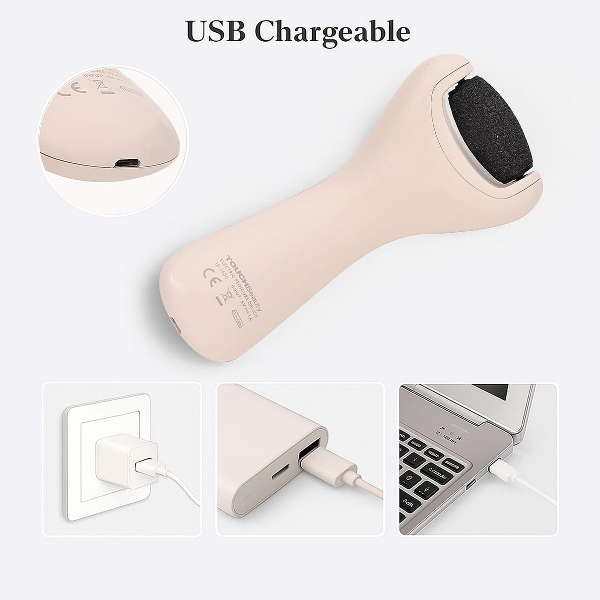 Touch Beauty TB-1536 Electric Pedicure Rechargeable Device 8024092 3