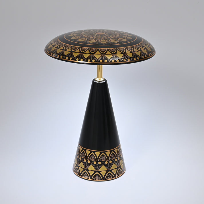 Turkish Magnetic Cordless Table Lamp with 3 Color Modes, Touch Control and 360 degree Rotation (31 Cm) - Black &amp; Gold 8024670 1