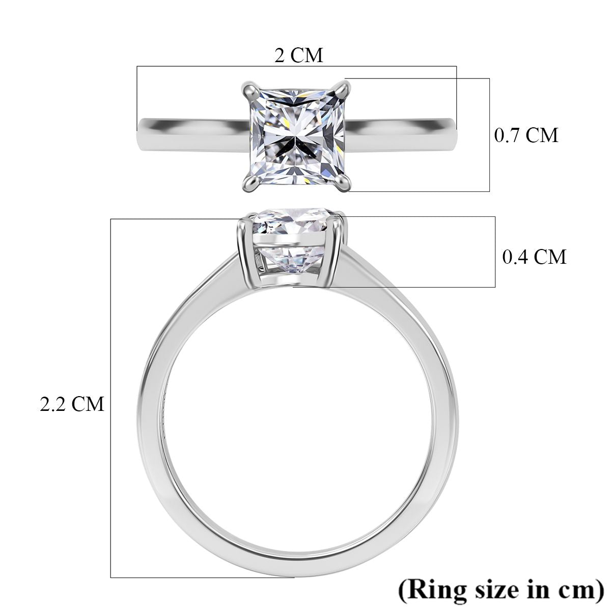 LUXURIANT 950 Platinum SGL Certified Lab Grown Diamond  Solitaire Ring 1 Ct. V32511327 6