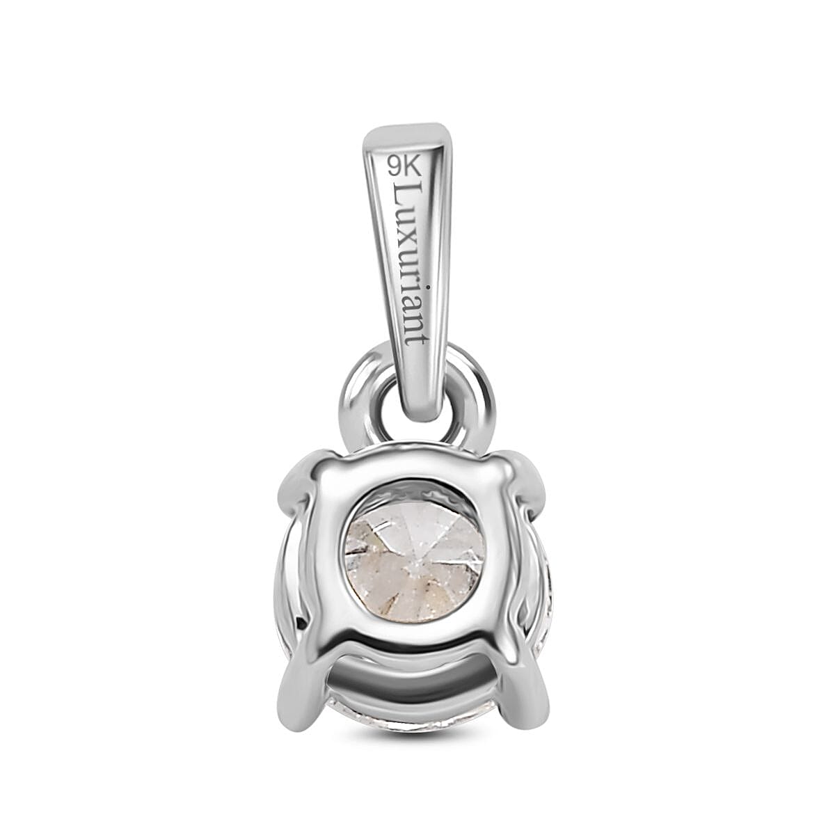 LUXURIANT Lab Grown Diamond  Pendant in 9K White Gold 8026217 5