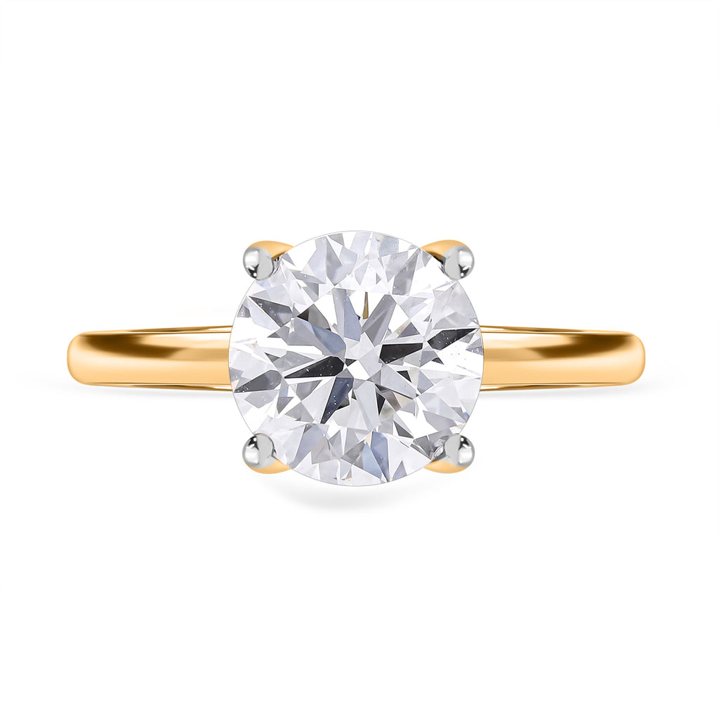 Rachel Galley, 9K Yellow Gold  VS  Lab Grown Diamond EF, VS Ring 0.50 ct,  Gold Wt. 2.29 Gms  0.500  Ct._8027156