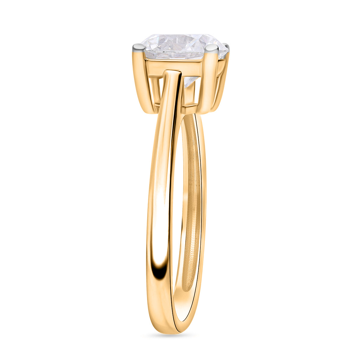 Rachel Galley, 9K Yellow Gold  VS  Lab Grown Diamond EF, VS Ring 0.50 ct,  Gold Wt. 1.65 Gms  0.500  Ct. 8027156 2
