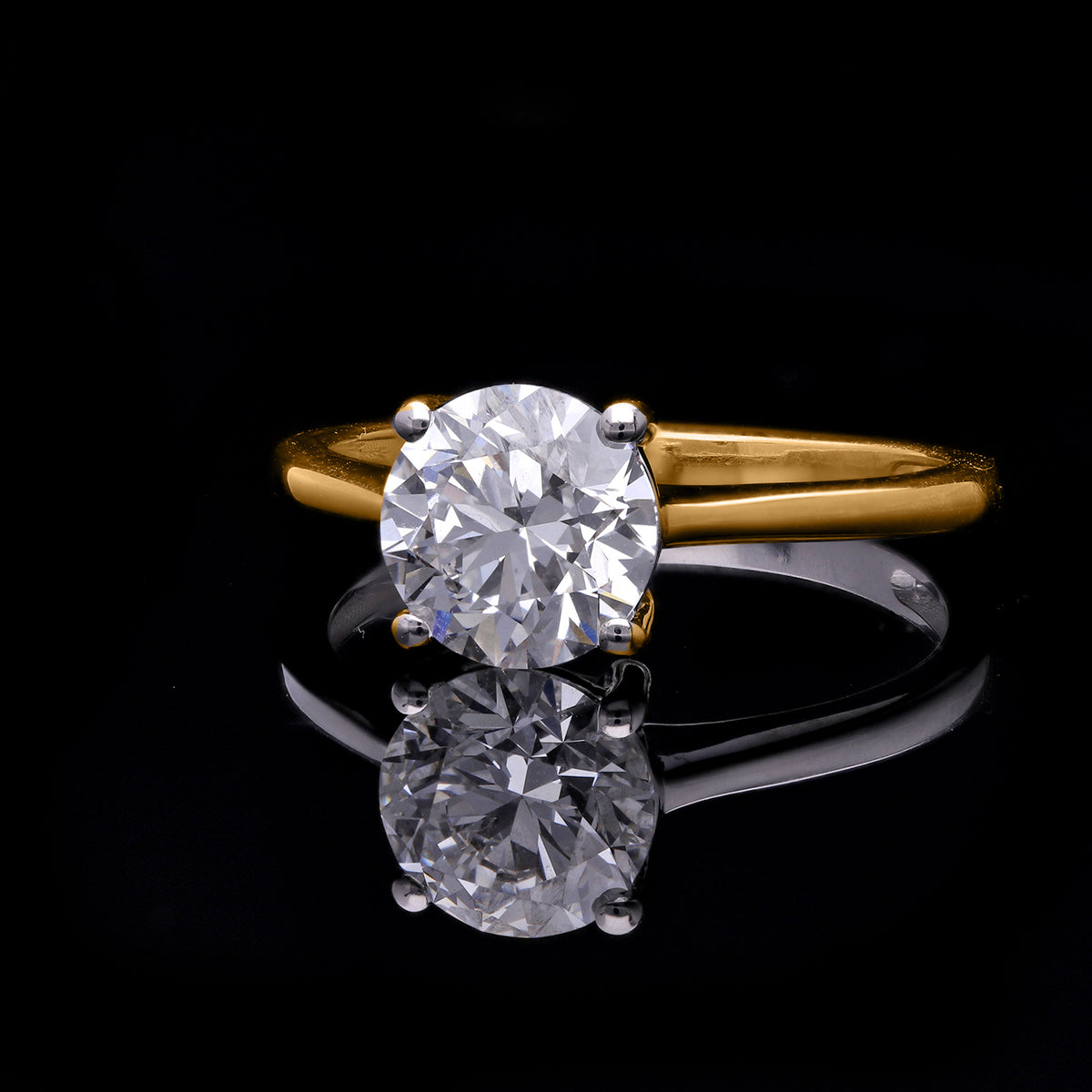 Rachel Galley, 9K Yellow Gold  VS  Lab Grown Diamond EF, VS Ring 0.50 ct,  Gold Wt. 1.65 Gms  0.500  Ct. 8027156 3