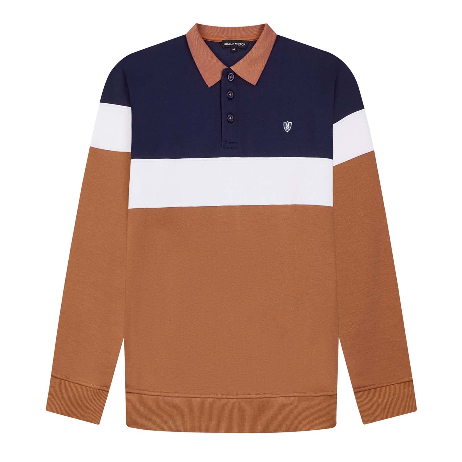 Charles Norton Cotton Sweat Shirt (Size - Medium) - Beige 8029593 0
