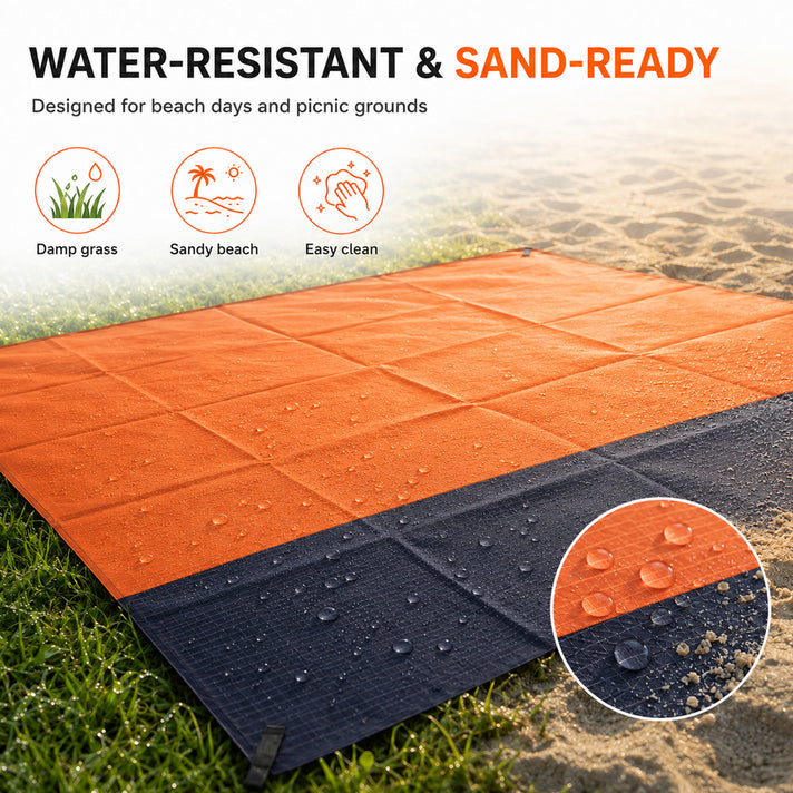 Waterproof Picnic Blanket - Orange 8029772 2