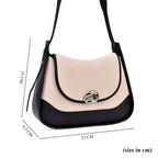 Grand Pelle Limited Edition Genuine Leather Bag - Black & White_8033704_3