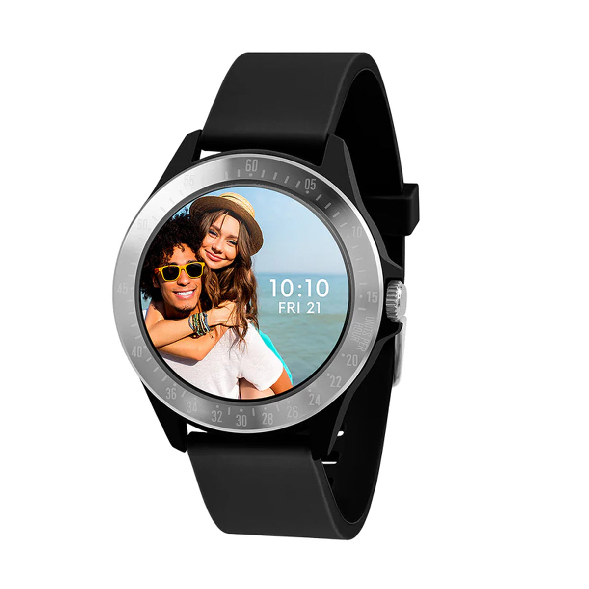 Harry Lime Smart Watch with Heart Rate, Step Counter, Activity Tracker, Water Resistance - IP68 PL:US True Wireless Earbuds in Charging Case - Black V32625545 4