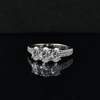 Luxuriant - 950 Platinum SGL Certified Lab Grown Diamond (VS/EF) Ring 2.09 Ct, Platinum Wt. 5.90 Gms._8034993_1