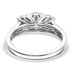 Luxuriant - 950 Platinum SGL Certified Lab Grown Diamond (VS/EF) Ring 2.09 Ct, Platinum Wt. 5.90 Gms._8034993_4