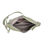 Designer Inspired Genuine Leather Shoulder Bag with Adjustable Strap - Green_8037365_4