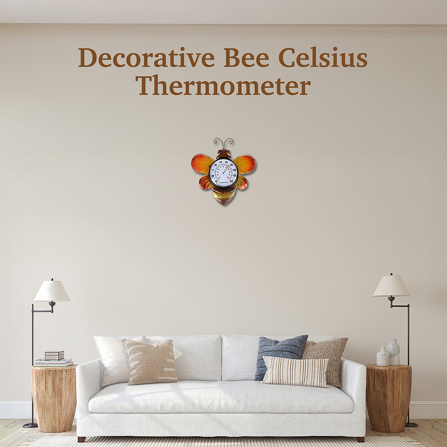 Decorative Bee Celsius Thermometer 8038433 2