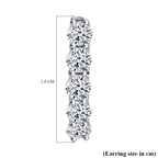 Luxuriant 950 Platinum SGL Certified (VS/EF) Lab Grown Diamond Hoop Earring 1.08 Ct._8040070_4