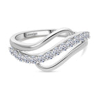Luxuriant 9K White Gold White Diamond (SI/GH) Ring 0.51 Ct._8040467