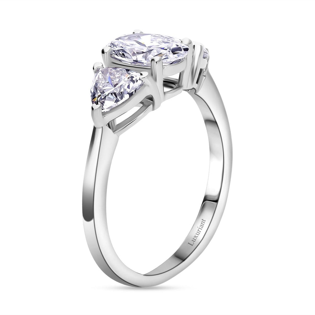 Luxuriant 950 Platinum SGL Certified (VS/GH) Lab Grown Diamond Ring 2.00 Ct. 4.45gram_8040846_2