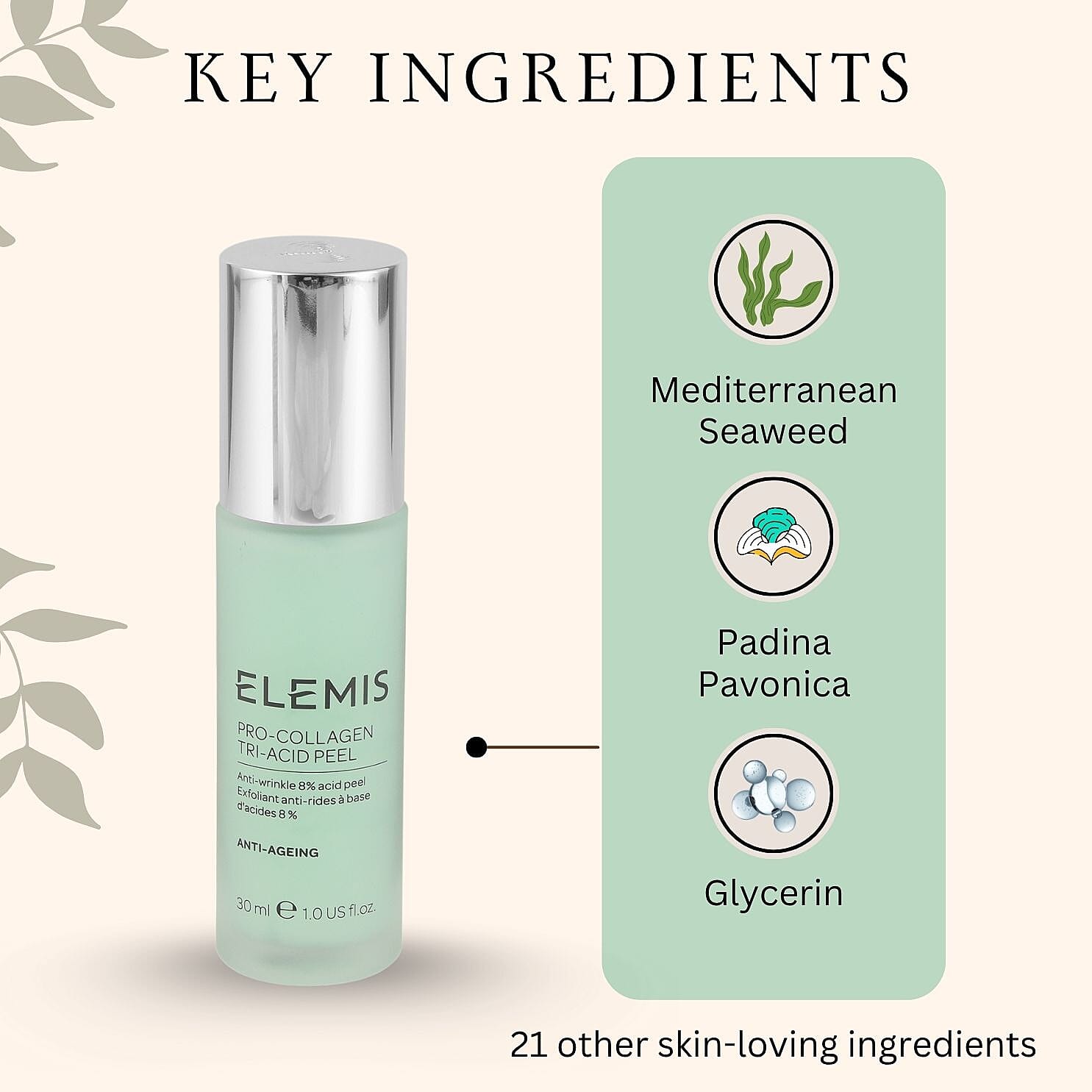 ELEMIS Pro-Collagen Tri-Acid Peel - 30ml 8043185 3