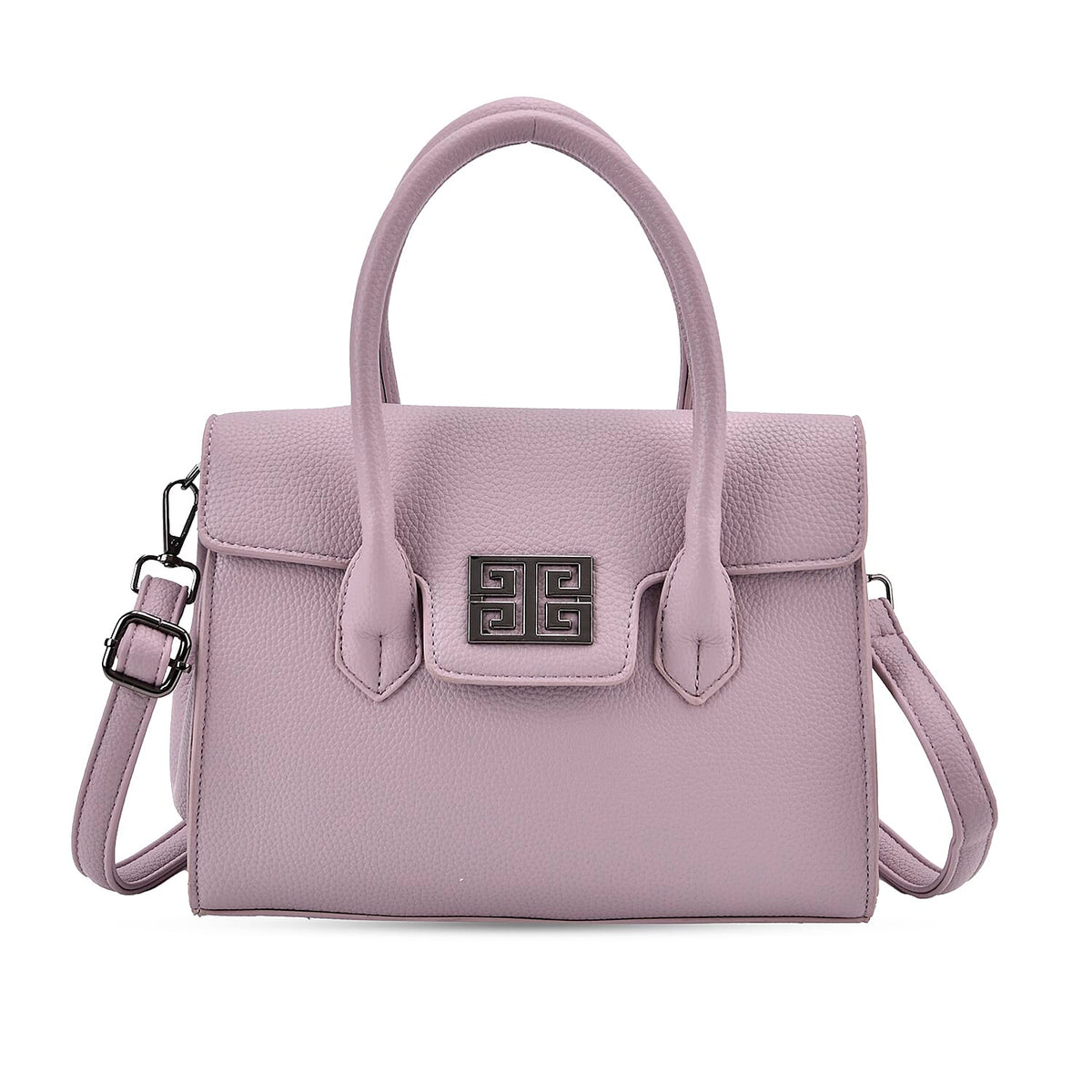 Stylish Purple Rectangular Crossbody Bag with Top Handle 8043373 0