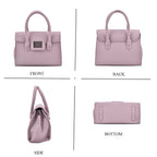 Stylish Purple Rectangular Crossbody Bag with Top Handle_8043373_3