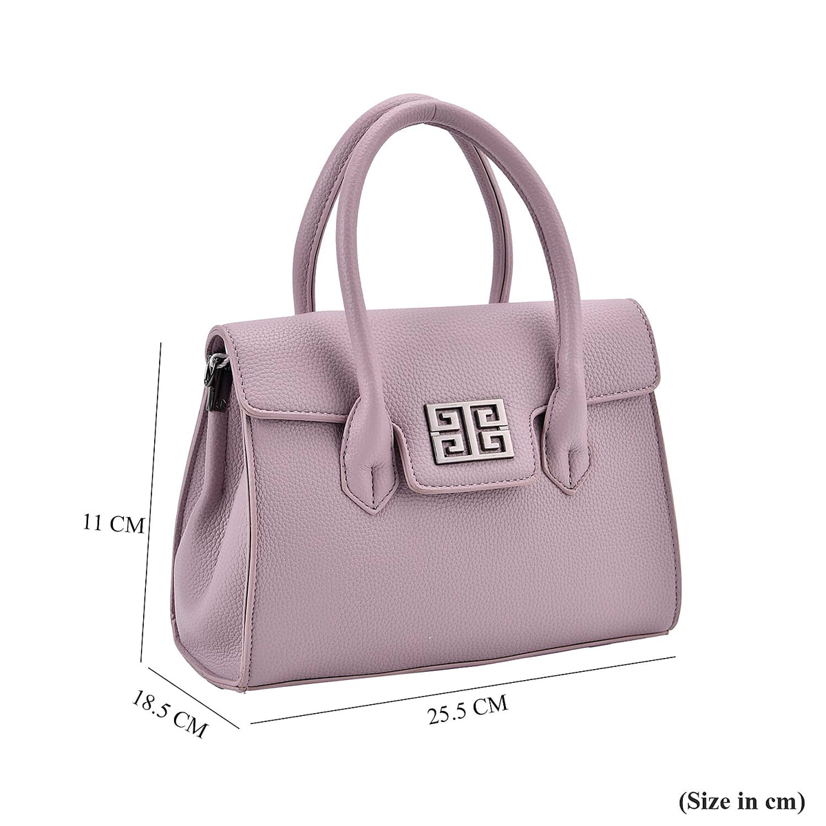 Stylish Purple Rectangular Crossbody Bag with Top Handle 8043373 7