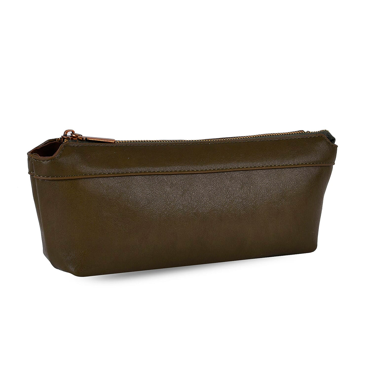 Elegant Hobo Bag with Front Lock and Pouch Set - Dark Olive Green V32514470 9