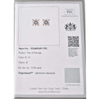 Luxuriant - 9K Yellow Gold Lab Grown Diamond (SI/GH) Solitaire Earrings with Push Back 0.25 Ct._8044444_5