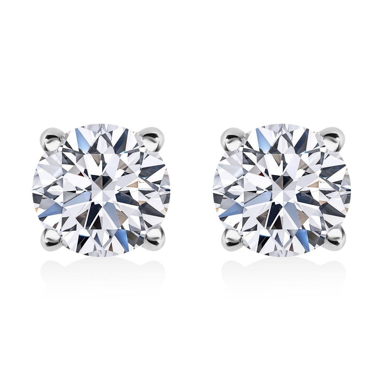 White Diamond Earring in Sterling Silver 1.00 Ct. 8044497 0