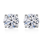 White Diamond Earring in Sterling Silver 1.00 Ct._8044497