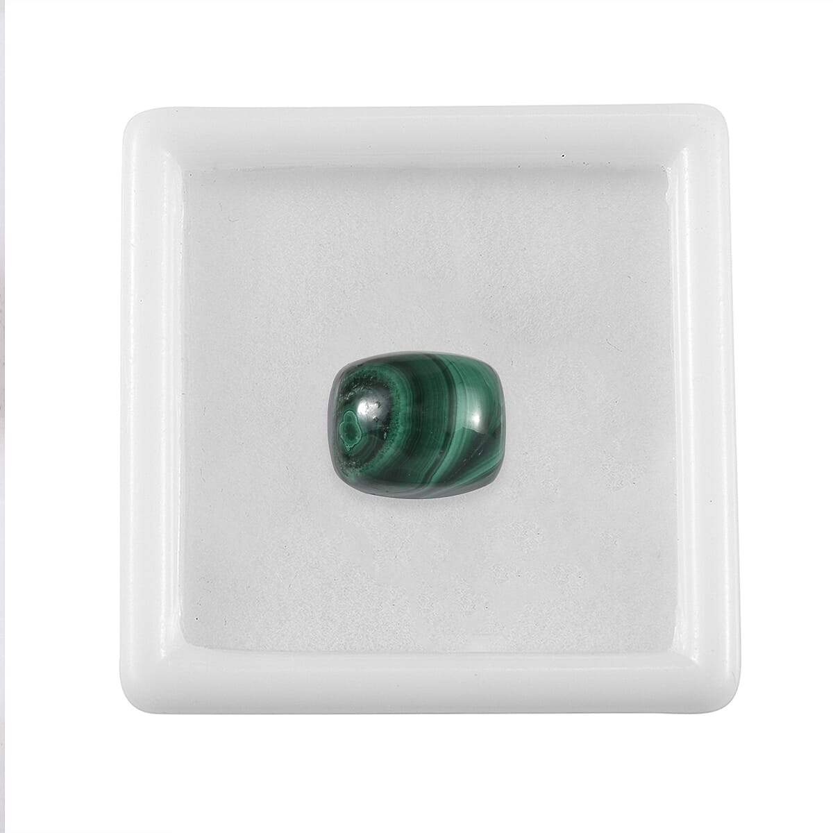 6.98 Ct. Malachite Loose Gemstone in Cushion Shape 8044789 2