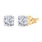 RACHEL GALLEY 9K Yellow Gold SGL Certified (VS-EF) Lab Grown Diamond Earring with Push Back 2.00 Ct._8045454