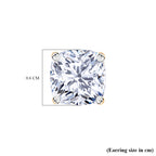 RACHEL GALLEY 9K Yellow Gold SGL Certified (VS-EF) Lab Grown Diamond Earring with Push Back 2.00 Ct._8045454_3