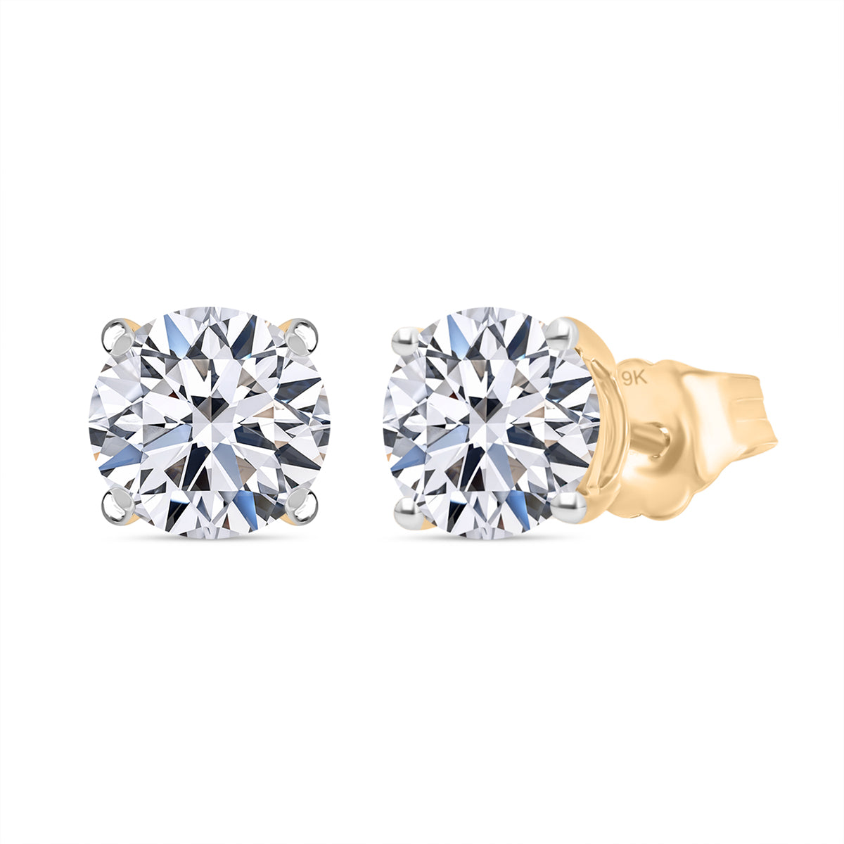 Rachel Galley 9K Yellow Gold VS Lab Grown Diamond VS Earring, Gold Wt.1 Gms  2.000  Ct. 8045486 0
