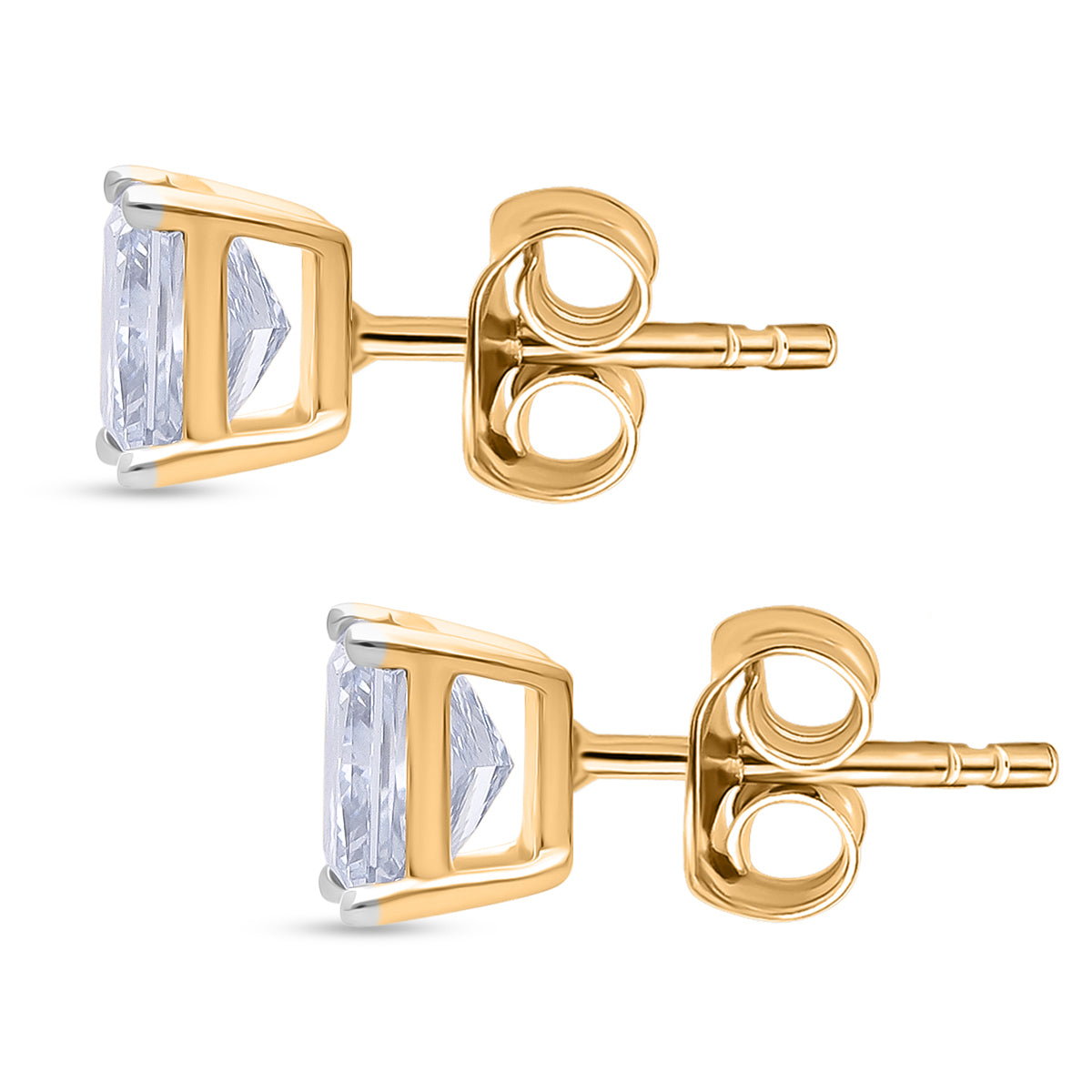 Rachel Galley  9K Yellow Gold  VS   Lab Grown Diamond  GH, VS Earring 2.00 ct,  Gold Wt. 1.8 Gms  2.084  Ct. 8045487 3