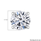 Rachel Galley 9K White Gold VS Lab Grown Diamond VS Earring, Gold Wt.1.07 Gms  2.000  Ct._8045521_4
