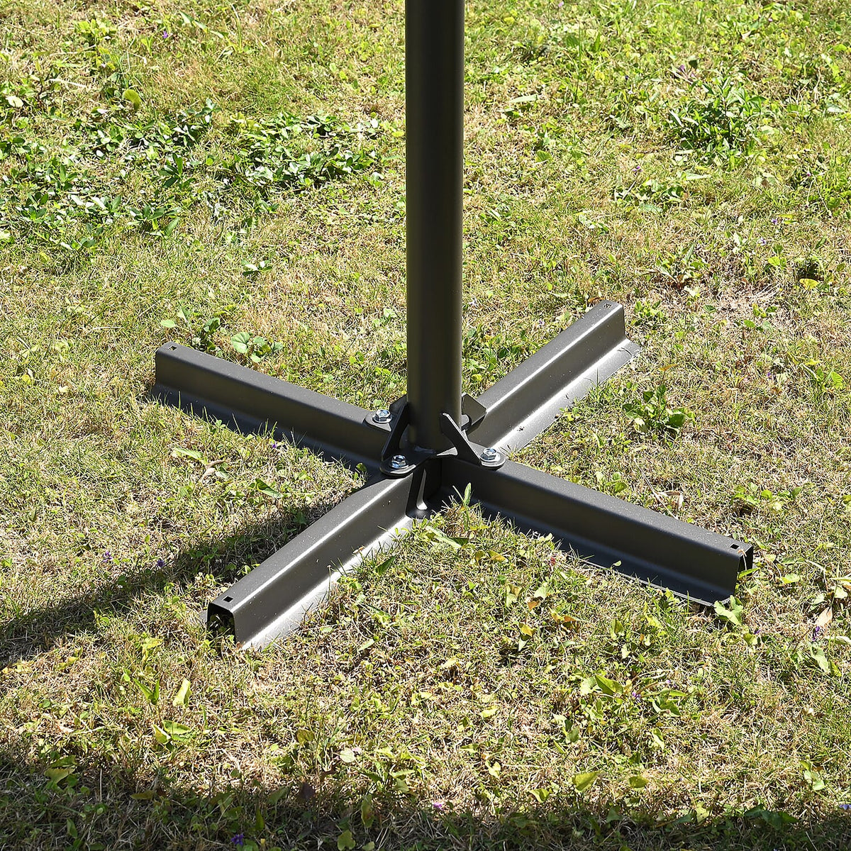 3M Banana Outdoor Patio Parasol for Sunshade &amp; Rain - Adjustable (With Crank Handle) 8046413 4