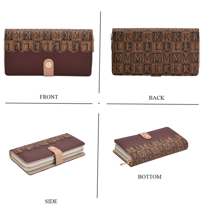 DESIGNER INSPIRED - Set of 2 Wallet - Brown 8046641 2