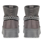 Shoes by Emma Ladies Ankle Boot with Knitted Cuff (Size - 5) - Grey_8046818_3